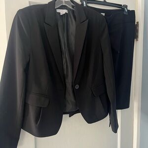 Liz Claiborne Classic Black Blazer and Pencil Skirt